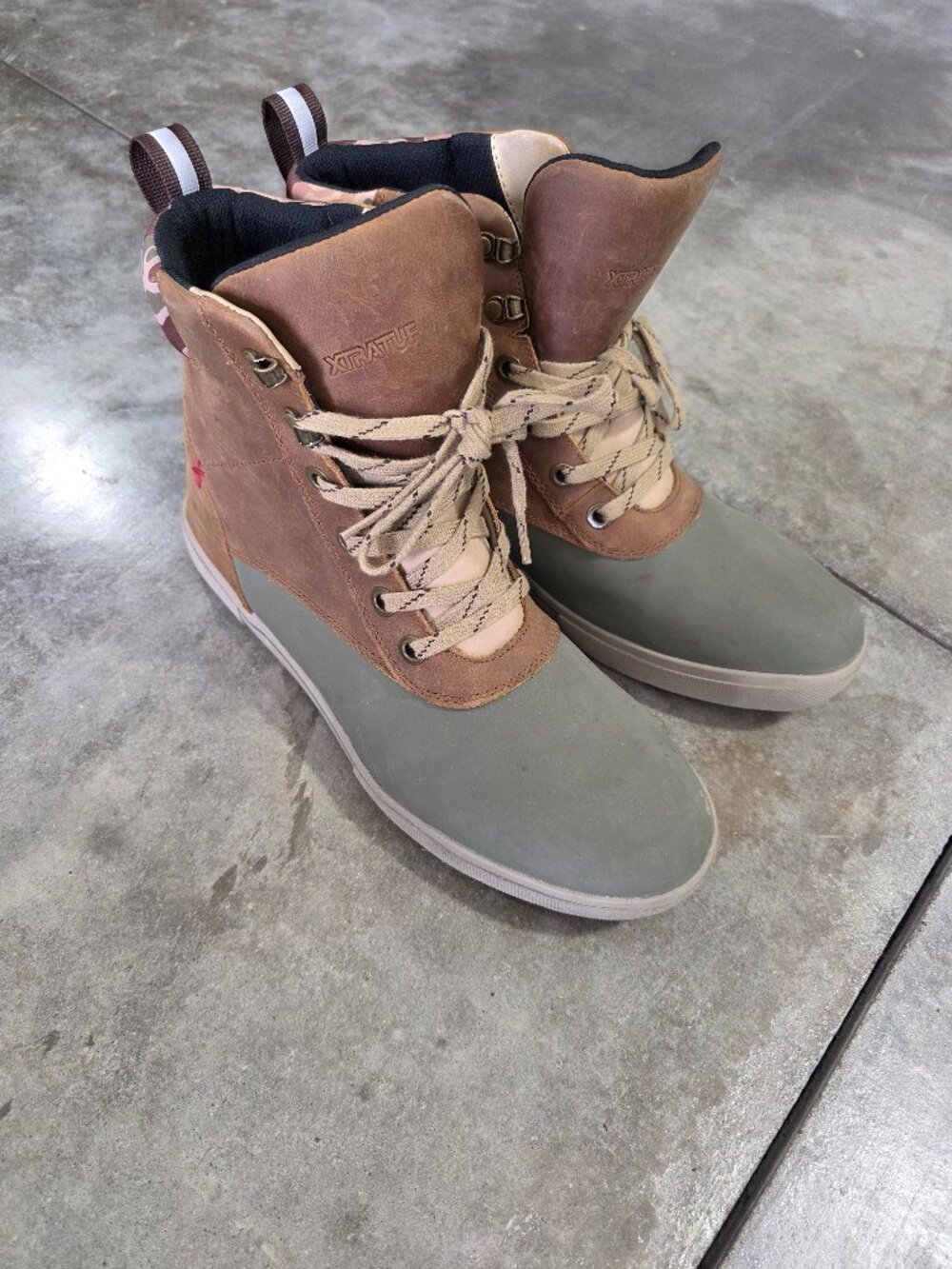 XTRATUF Men's 6" Leather Lace Ankle Deck Boot